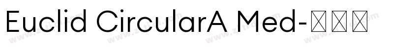 Euclid CircularA Med字体转换
